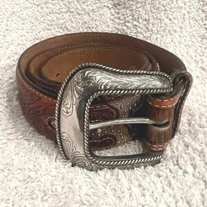 Men’s Western Leather Belt 34